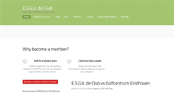 Desktop Screenshot of esgvdeclub.nl